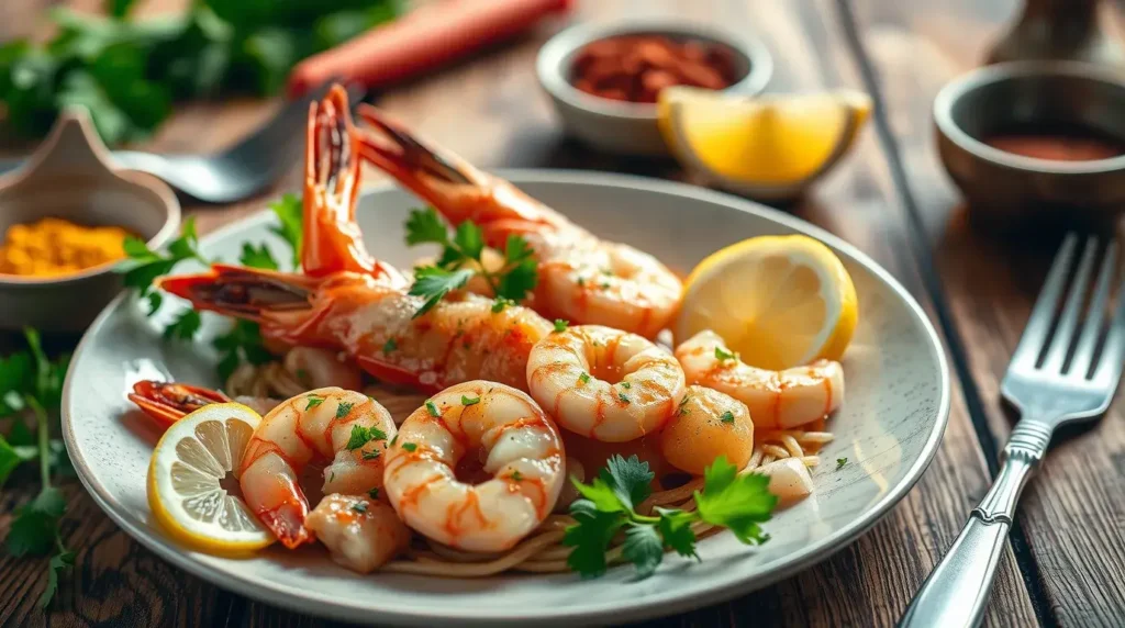 Shrimp scampi